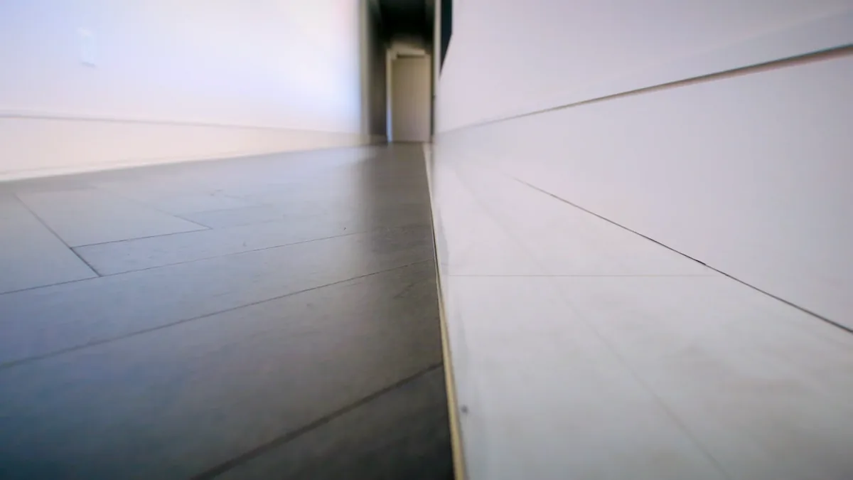 New flooring installed by Crego Contracting in a Hudson, FL living area